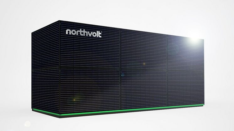 Northvolt ESS (Energy Storage Solution) product.