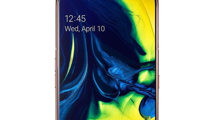 Galaxy A80_Angel_Gold_front