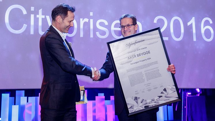 Aker Brygge vant Cityprisen 2016