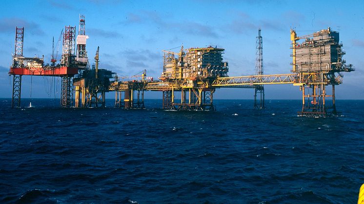 Danmark vil være nettoeksportør af olie frem til og med 2026 og for naturgas frem til og med 2032. Billede fra Gorm-anlægget