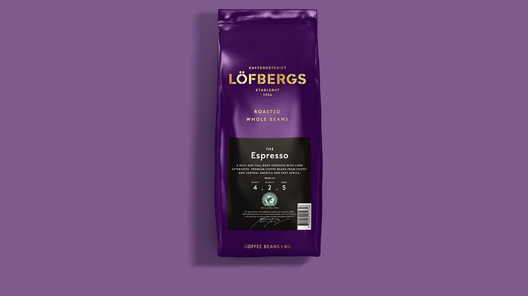 ​Fler väljer hela bönor – Löfbergs lanserar ny 1 kg-förpackning