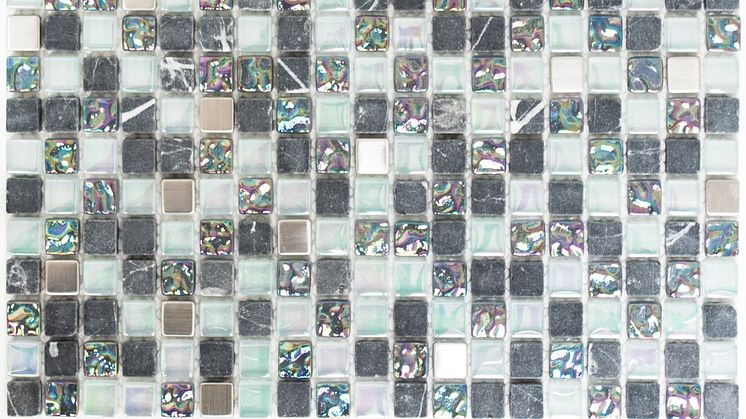 Mosaik Eventyr Den Lykkelige familie Sølv 30x30, 1.248 kr. M2. 