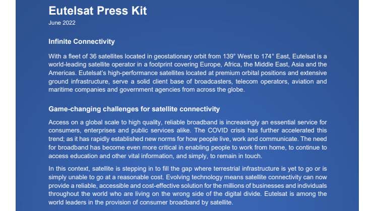 Eutelsat Press Kit