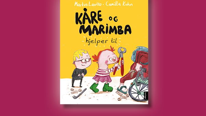 Bildebokprisen til "Kåre og Marimba hjelper til" av Markus Lantto og Camilla Kuhn (ill.) 