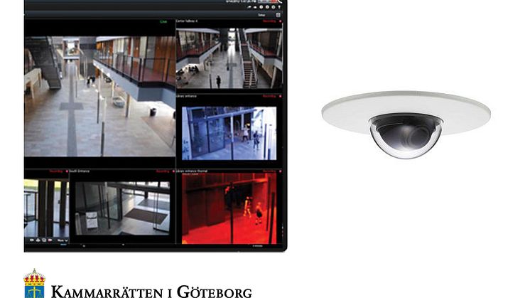Kammarrätten i Göteborg väljer Gate Security för kameraövervakning