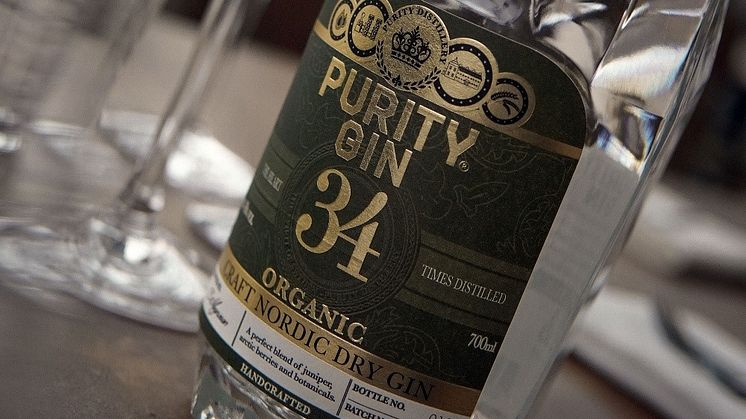 Purity Nordic Dry Gin, en ekologisk gin 