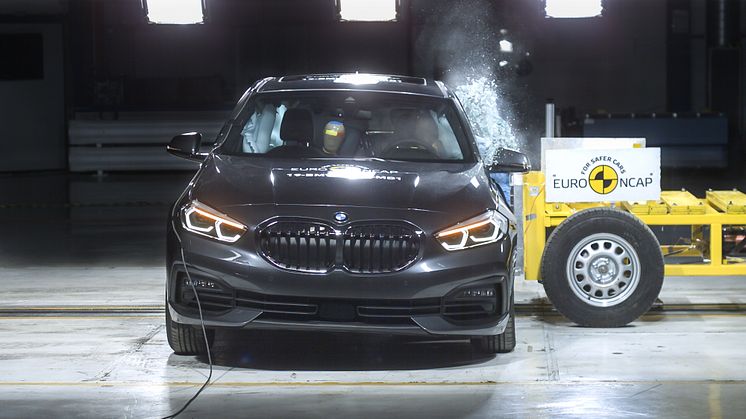 BMW 1 Series side crash test October 2019