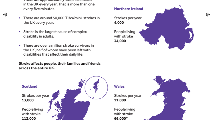 Facts and figures about stroke and TIA/mini-stroke