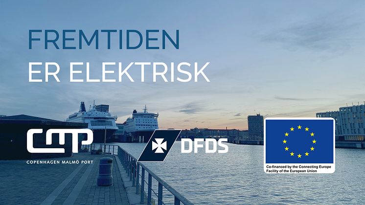 Köpenhamns första landströmsanläggning har invigts för DFDS-färjorna