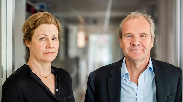 FUB:s förbundssekreterare Christina Heilborn och FUB:s förbundsordförande Anders Lago.