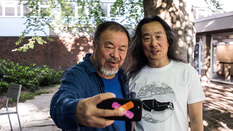 Ai Weiwei och Yang Lian. Foto: ©gezett 