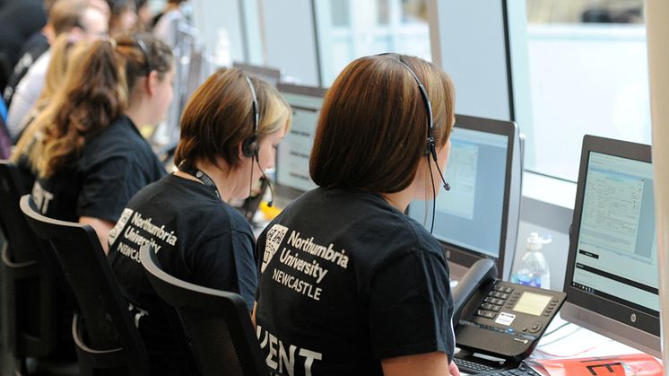 Callers to the Northumbria University Clearing hotline will be given advice and support regarding their options.