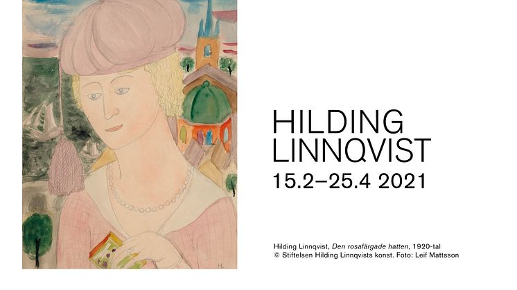 Vårens utställning på Nordiska Akvarellmuseet: Hilding Linnqvist
