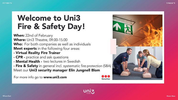 Welcome to Uni3 Fire & Safety Day!