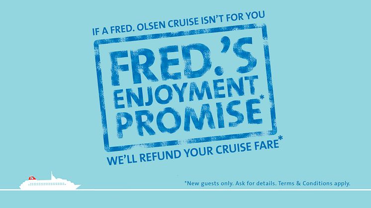Fred. Olsen Cruise Lines celebrates New Year sales success! 