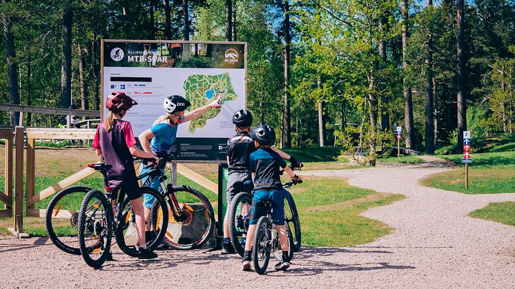 Ny mountainbike arena invigd på Billingen Skövde. Nu finns det mer att välja på för cyklisten på Billingen. Foto: Christian Olars/vastsverige.com
