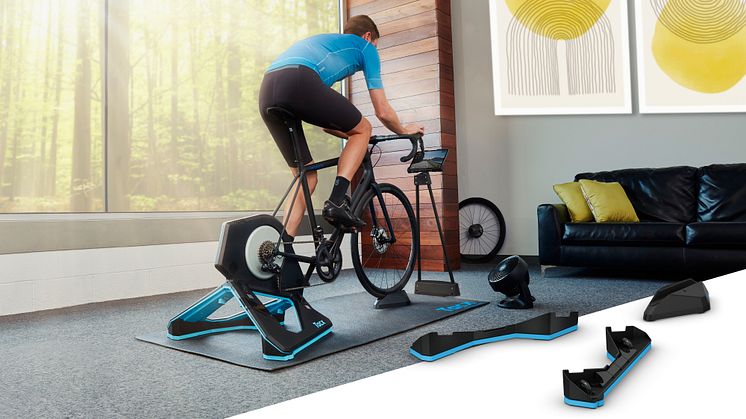 Mit den neuen Tacx NEO Motion Plates von Garmin fühlt sich das Indoor-Radfahren auf kompatiblen Tacx-Trainern noch natürlicher und dynamischer an.