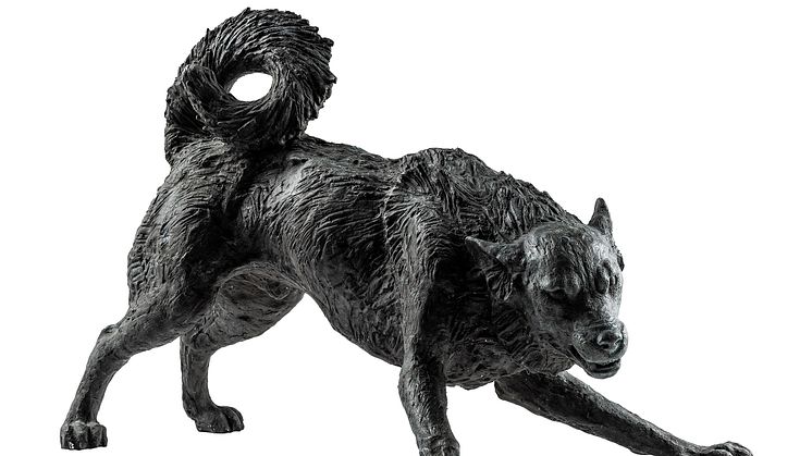 Bilde av skulpturen «Sint hund»