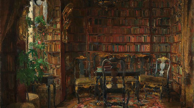 Harriet Backer, «The Library of Thorvald Boecks», 1902