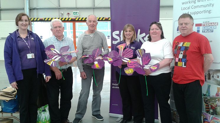 Halton stroke survivors get creative for Make May Purple