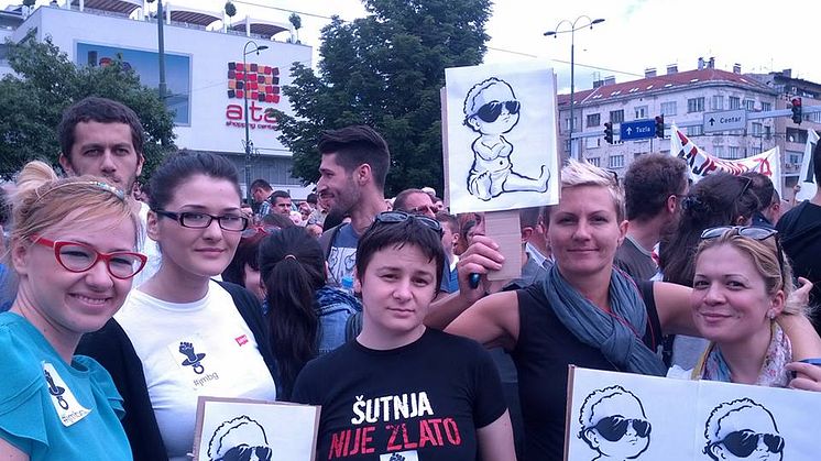 ”Babyrevolutionen” i Bosnien-Hercegovina inger hopp 