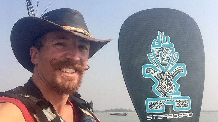 Graduate completes 1,800-mile Ganges paddle board expedition