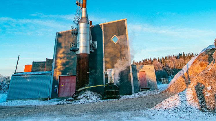 Solör Bioenergi köper Borgstena Energi och levererar nu fjärrvärme från anläggningen i Herrljunga. Fotograf: Mattias Björlevik