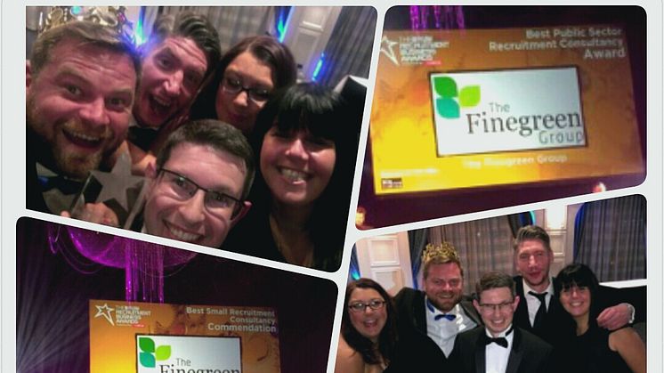 Finegreen named Best Public Sector Recruitment Agency at the Recruitment Business Awards 2016!