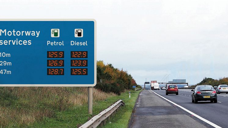RAC comments on plans for real-time motorway fuel price signage