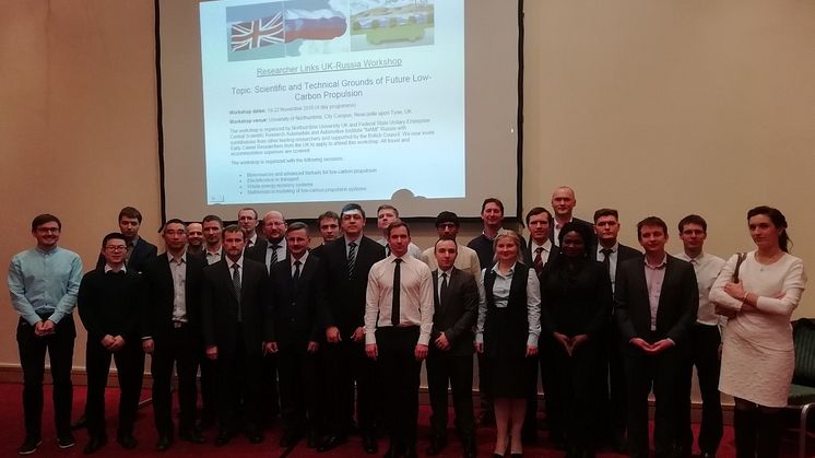 Researchers from Russian and UK universities took part in the low-carbon propulsion technologies workshop at Northumbria University