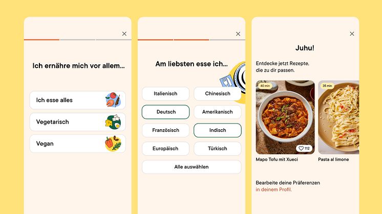 Kitchen Stories_App-Personalisierung