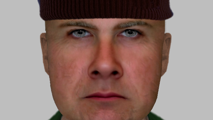 [An E-FIT image of the man police would like to speak to]