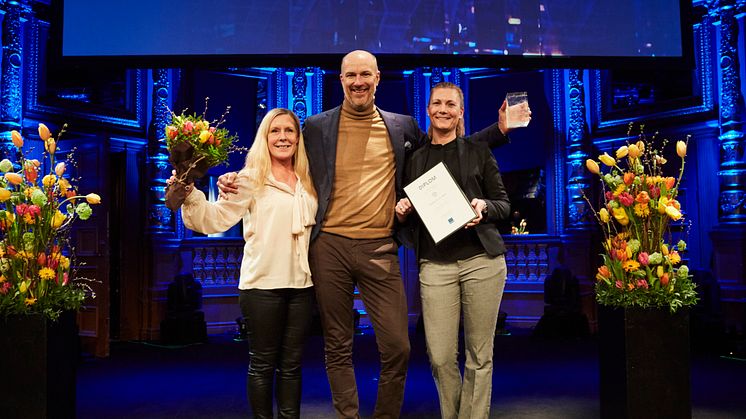 Jenny Gustavsson, Peter Lundgren och Lisa Lundh representerade Lundbergs på Benchmark Event 2019 på Berns.