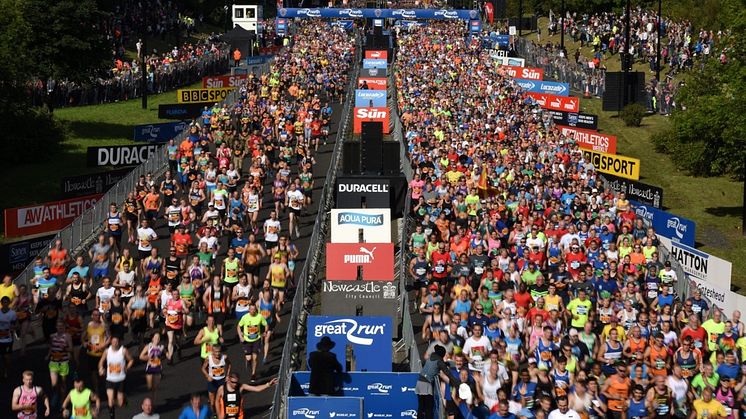 Over 650,000 spectators watched this year's Great North Run