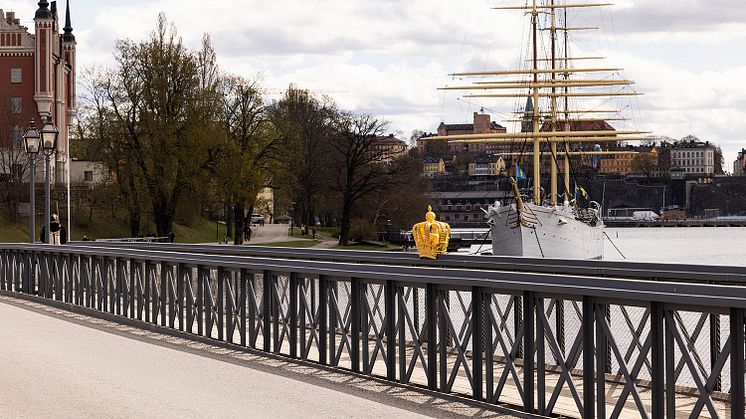 Skeppsholmsbron är 160 år gammal. Foto: Forsen/Per Myrehed