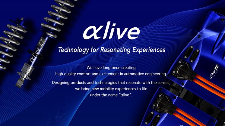 Yamaha Motor Launches αlive Concept for Automotive Products and Technologies  - Sound device and more to be displayed at the Automotive Engineering Exposition 2021 ONLINE -