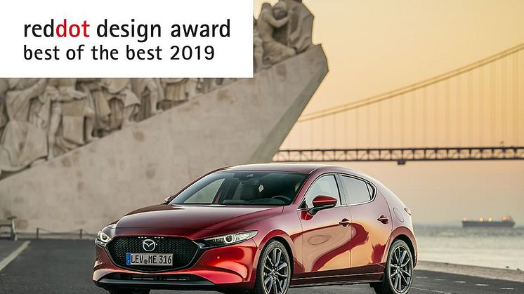 Nya Mazda3 belönas med Red Dot Design Awards finaste utmärkelse