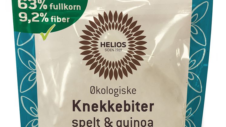 Helios knekkebiter med spelt og quinoa økologisk