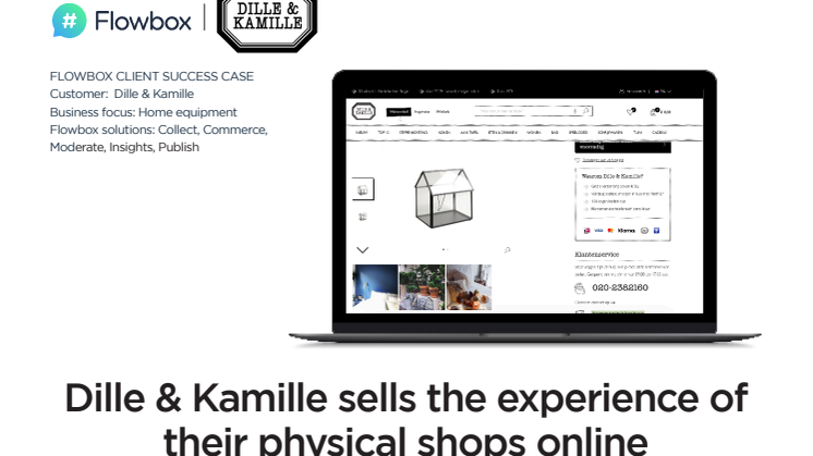 Dille & Kamille sells the experience of their physical shops online