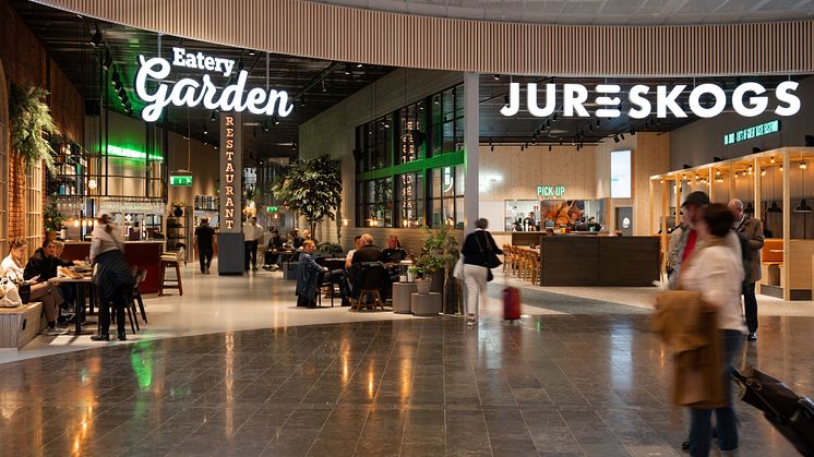 Eatery Garden och Jureskogs är två av de nya restaurangerna på nya Marknadsplatsen. Foto: Daniel Asplund