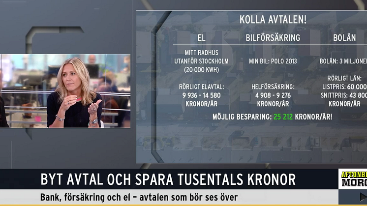 Såhär sparar ekonomen på att jämföra sina avtal - hos Aftonbladet TV