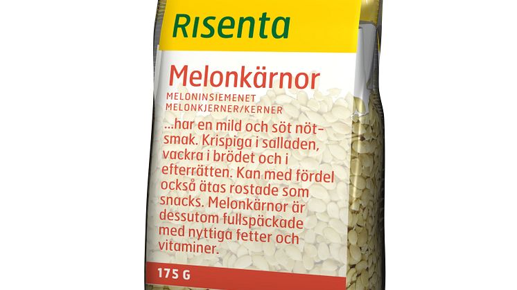 Melonkärnor – Nyhet från Risenta!