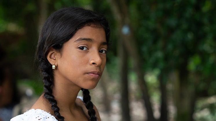 Bild: Luisa*, 12 år från Venezuela. Fotograf: Mats Lignell