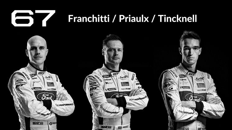 Fords förare: Marino Franchitti, Andy Priaulx och Harry Tincknell.