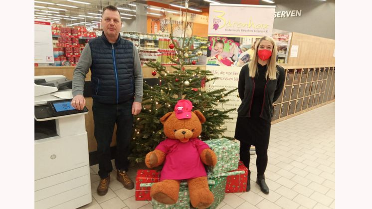 Kaufland in Leipzig-Gohlis erfüllt Bärenherz-Weihnachtswünsche