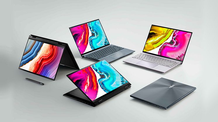 ASUS presents complete laptop lineup with OLED displays