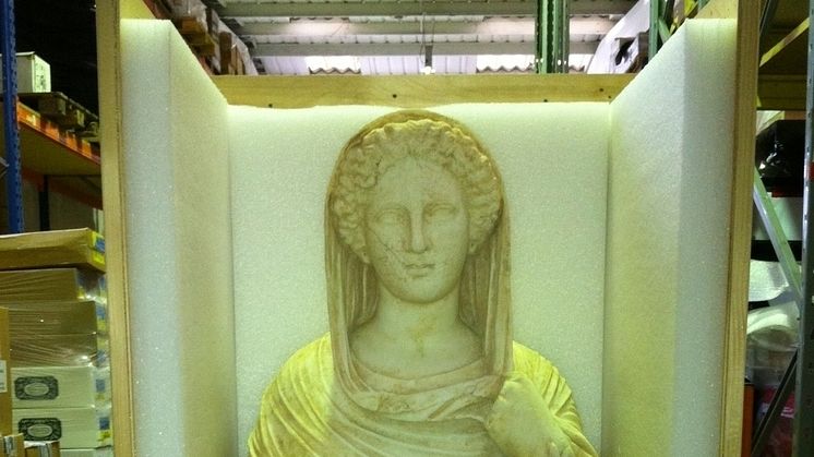 Seized statue depicting the goddess Persephone