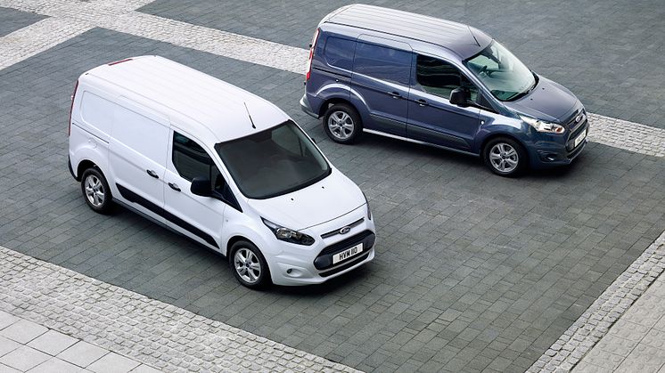 Nye Ford Connect med land og kort akselavstand vist på nyttekjøretøyutstillingen i Birmingham