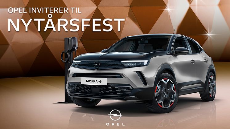Det Nye Opel inviterer elektrisk nytårsfest.