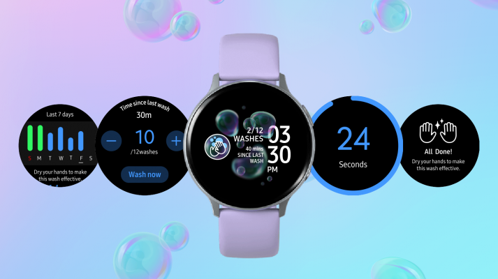 Samsung lancerer håndvask-app til sine smartwatches